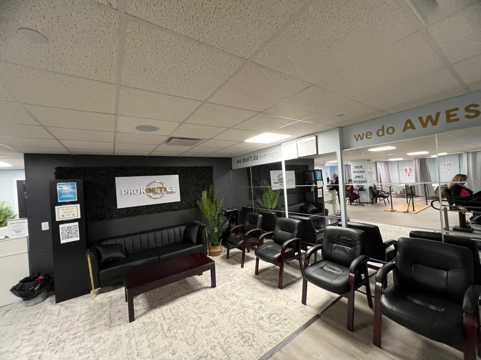 ProKinetics Bensonhurst waiting lounge and entrance